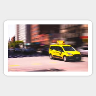 New York Yellow Taxi Sticker